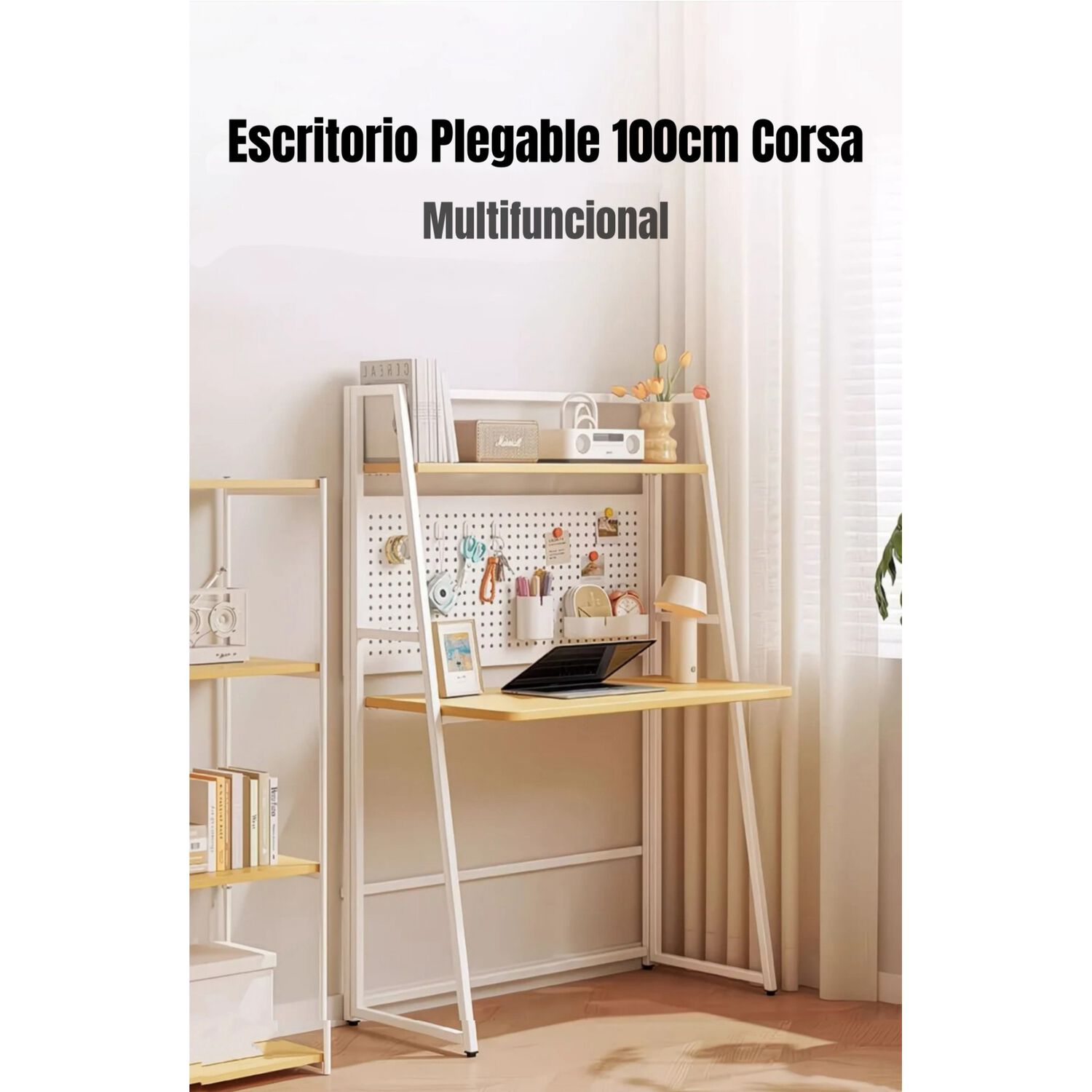 Escritorio Mesa Plegable Multifuncional 100cm Corsa image number 1.0