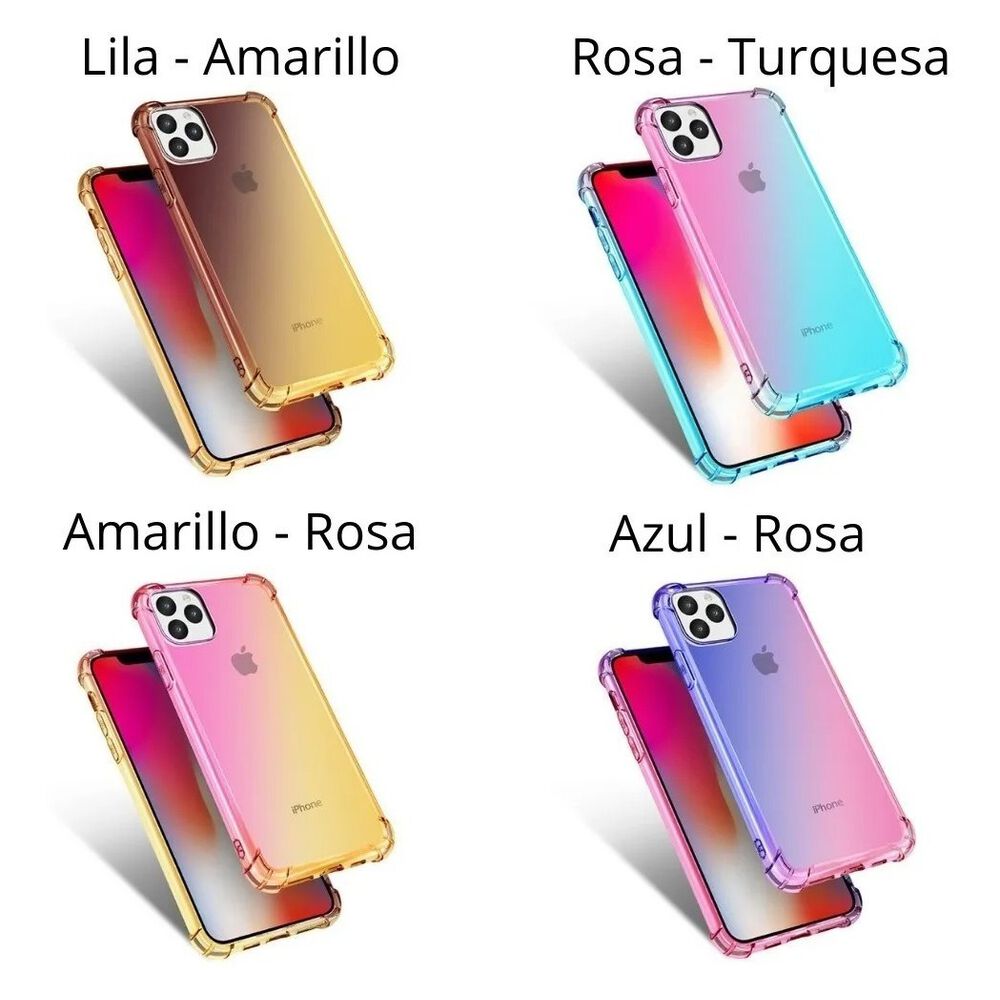 Carcasa Funda Multicolor Reforzada Para Iphone 12 image number 5.0