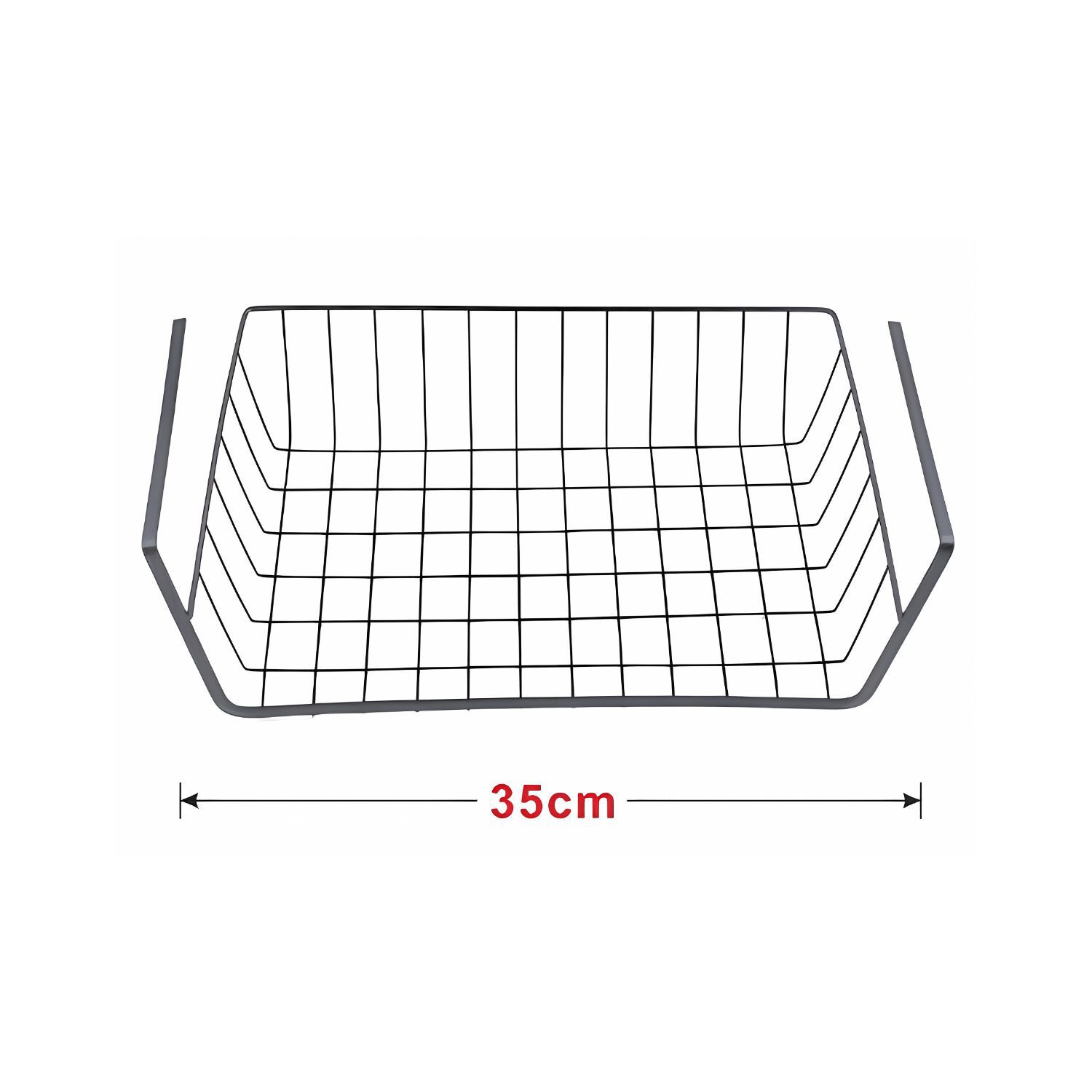Canasto Metalico 35cm Cocina Almacenamiento Organizador image number 3.0