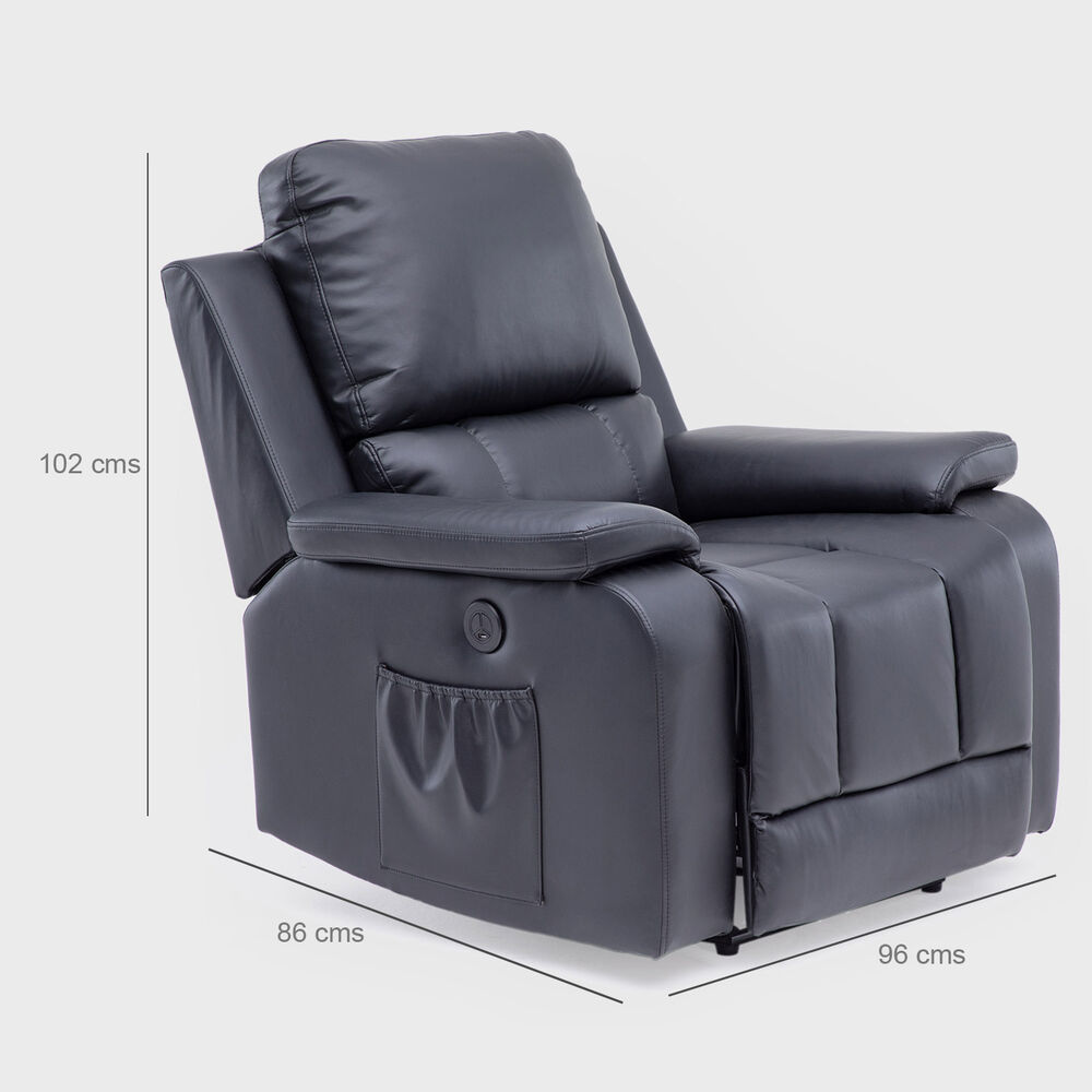 Berger Reclinable Eléctrico Masajeador 4 Puntos Madrid 8094rpm image number 2.0