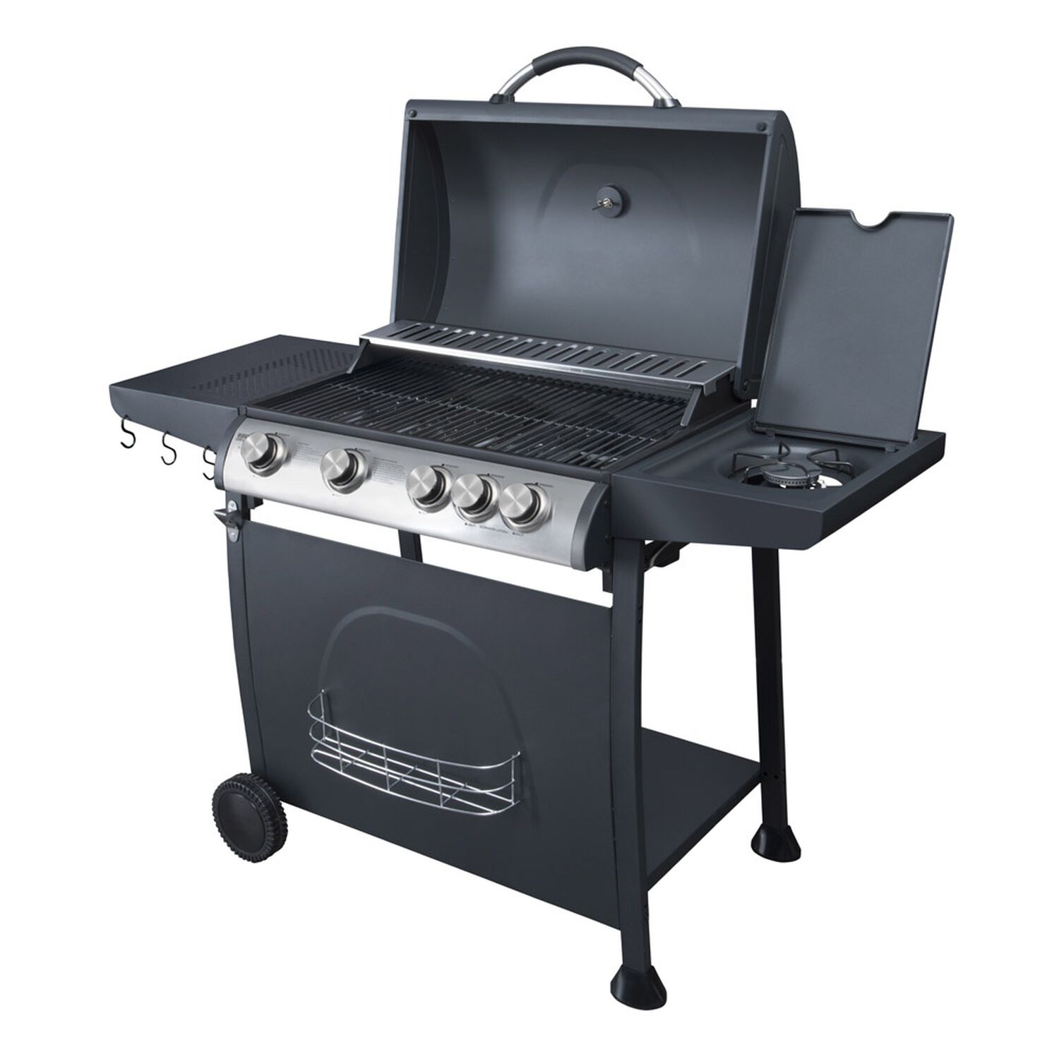 Parrilla Gas Indiana 4 Quemadores + Quemador Lateral image number 2.0