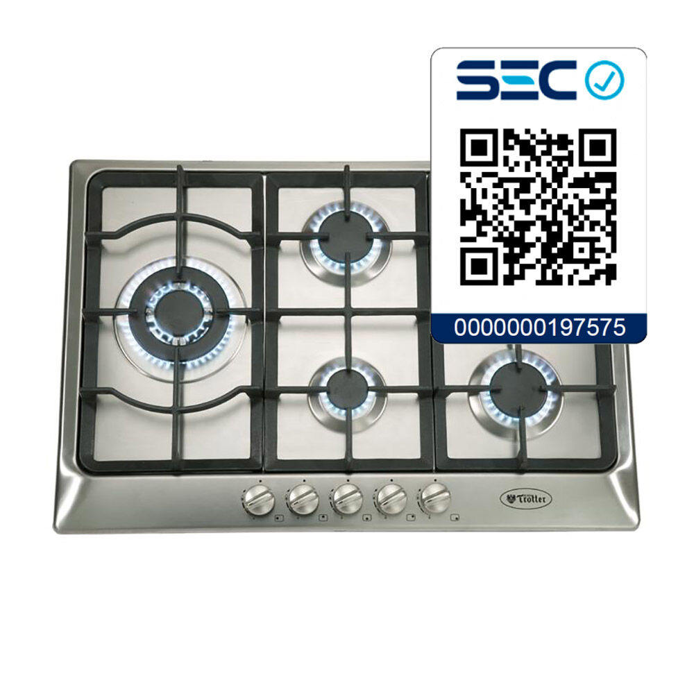 Encimera A Gas Albin Trotter At At Professional 75 / 5 Quemadores image number 1.0