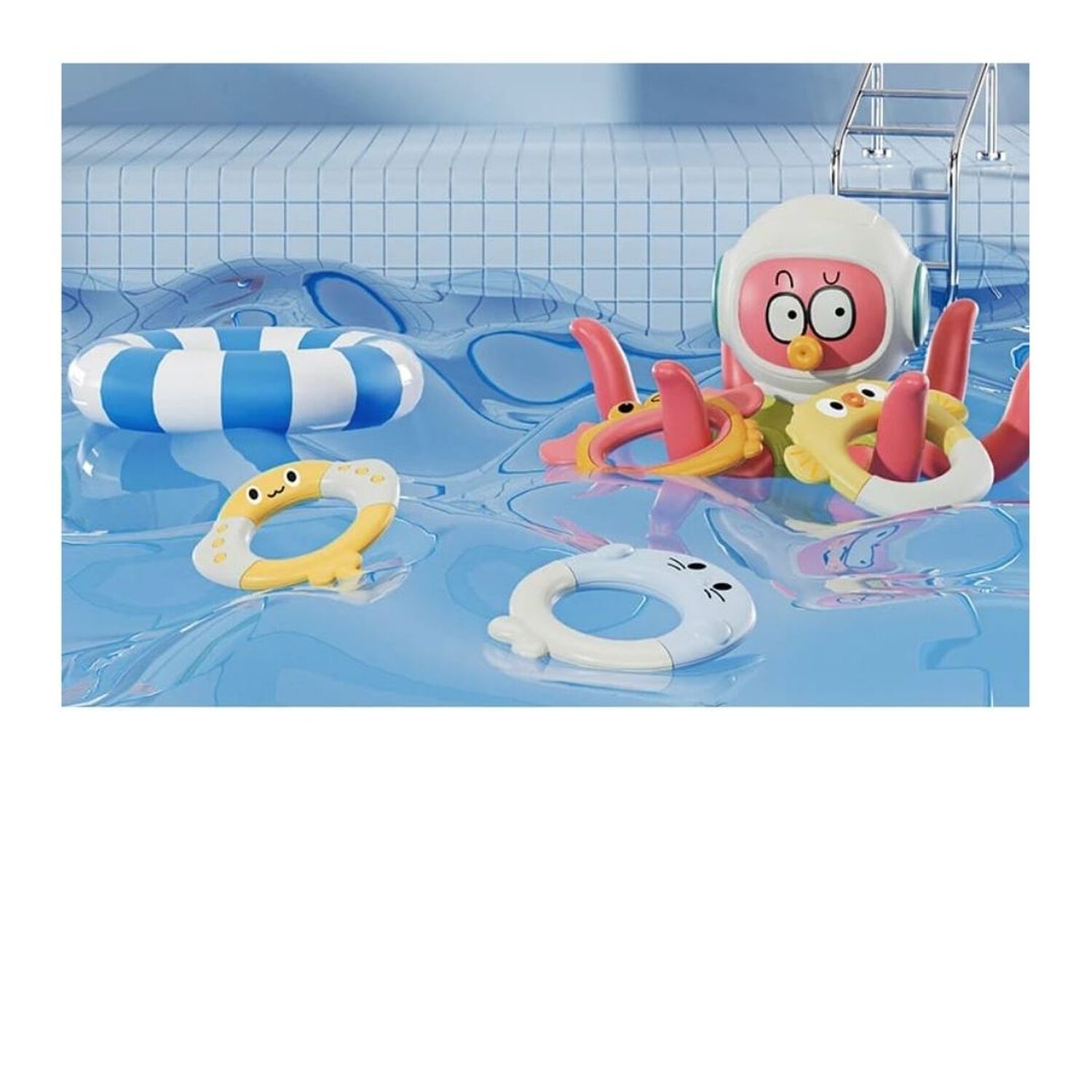 Pulpo Flotador Interactivo Juguete De Ba&ntilde;o image number 2.0