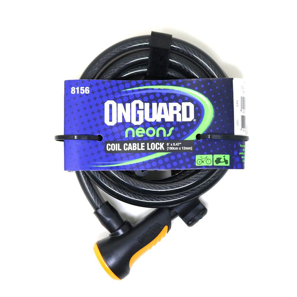 Candado Onguard Llave Espiral Ns Coil 180cmx12mm image number 1.0