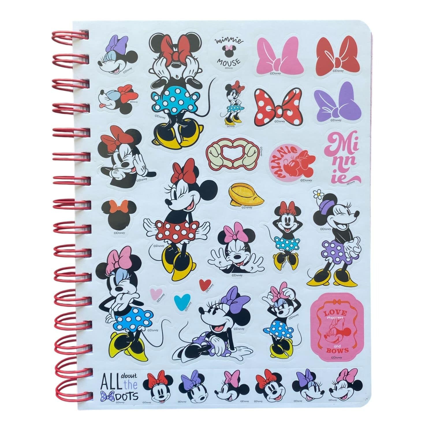 Mooving Libreta Espiral Minnie Hojas Lineadas A5 96 Hojas - Verde image number 2.0