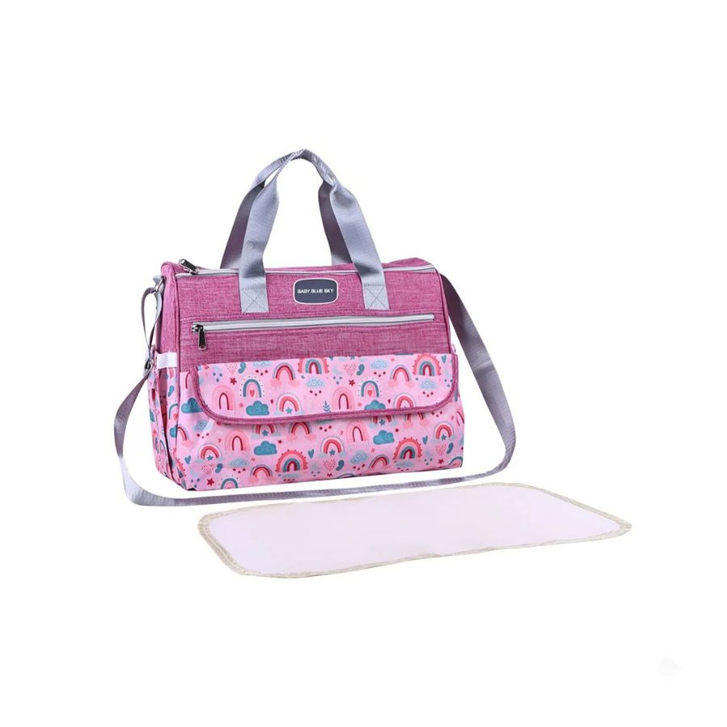 Pa&ntilde;alera Bolso Multifuncional Organizador Rosa image number 0.0