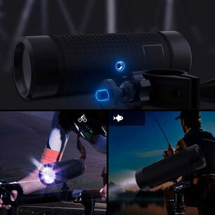 Parlante Inal&aacute;mbrico Con Linterna Y Bluetooth
