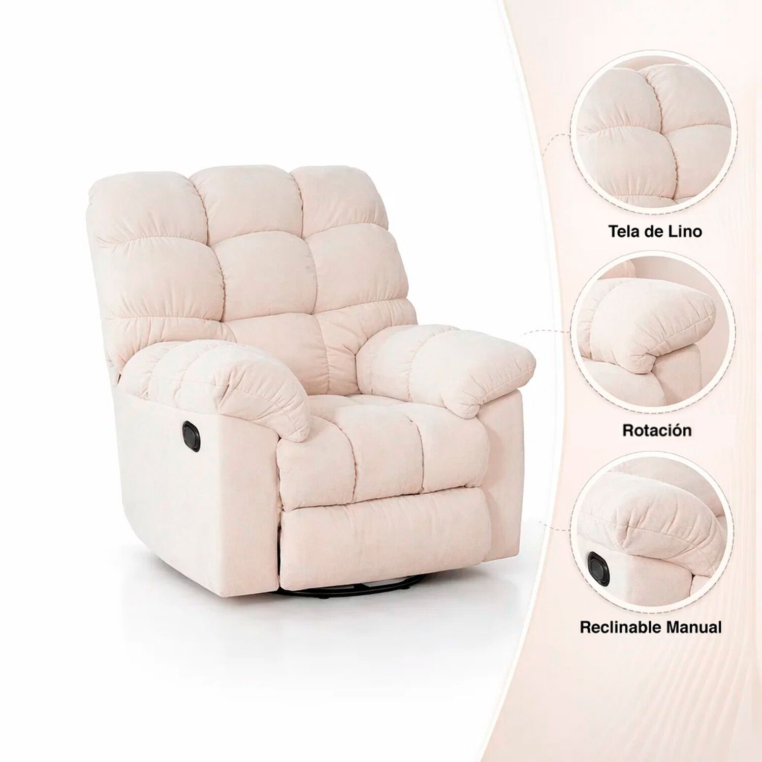 Berger Sill&oacute;n Leifur - Beige image number 4.0