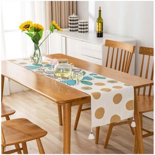 Camino De Mesa + Individuales Set De 7 Piezas 35x180cm Mod06