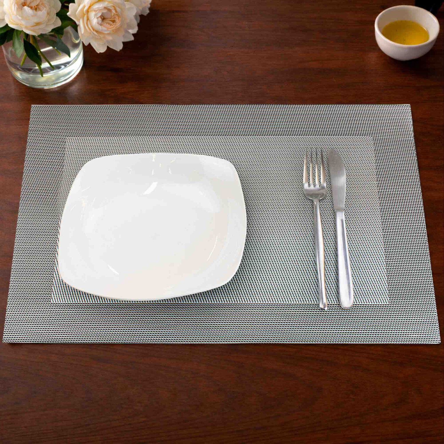 Pack 6 Individuales De Mesa Nautica Home 45x30cm Plateado image number 0.0