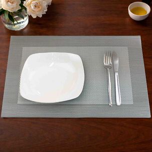 Pack 6 Individuales De Mesa Nautica Home 45x30cm Plateado
