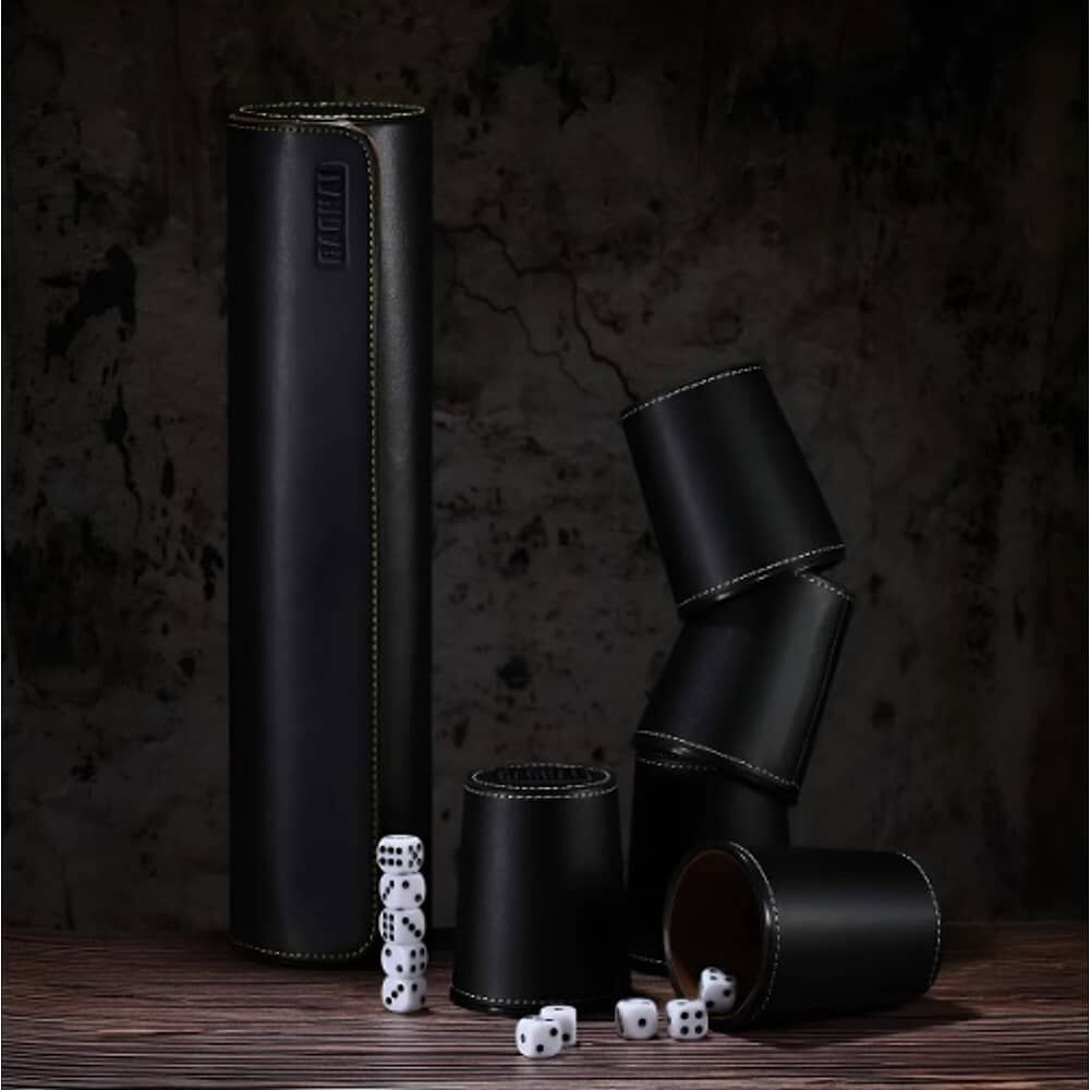 Set De 5 Cachos Cuero Pu Dados image number 0.0