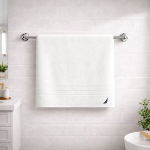 Toalla De Ba&ntilde;o Cuerpo Nautica Home 100% Algod&oacute;n 76x137cm Blanca