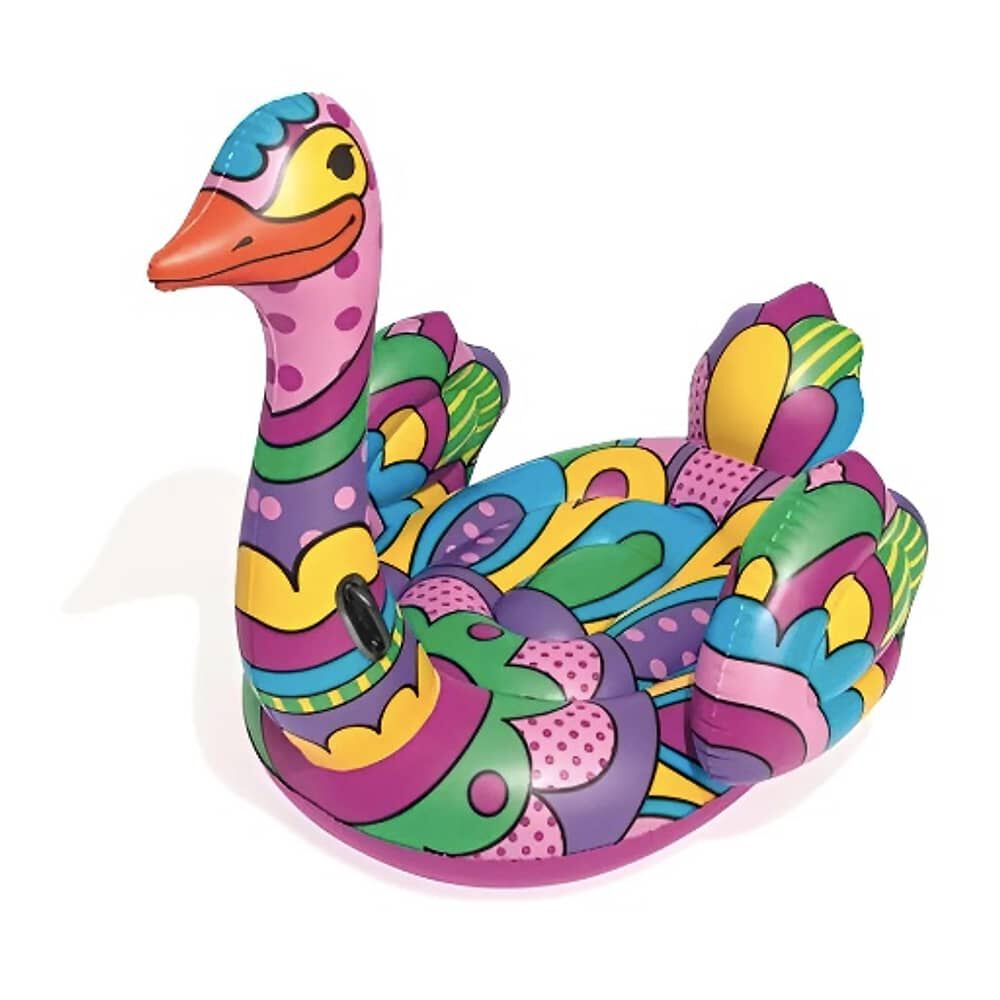 Flotador Avestruz 190cm Multicolor Inflable image number 0.0