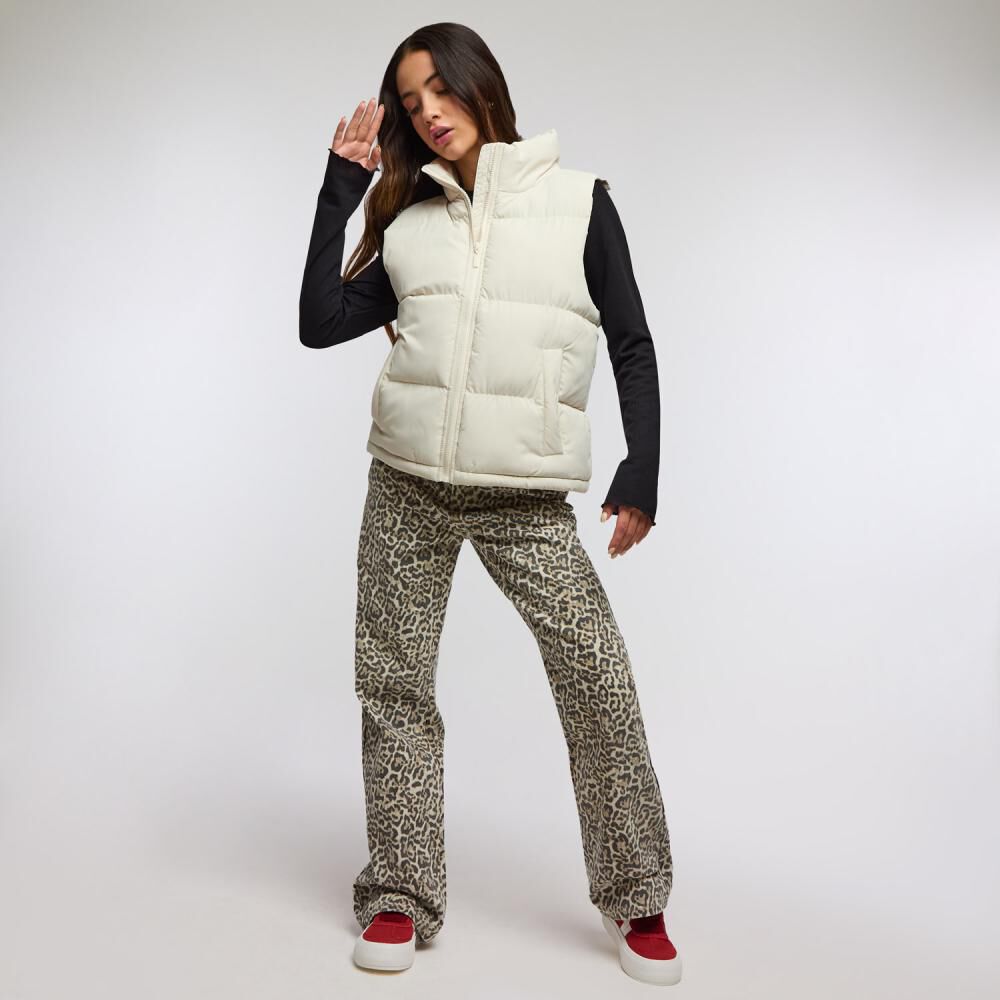 Parka Regular Sin Mangas Cuello Alto Mujer Freedom image number 1.0
