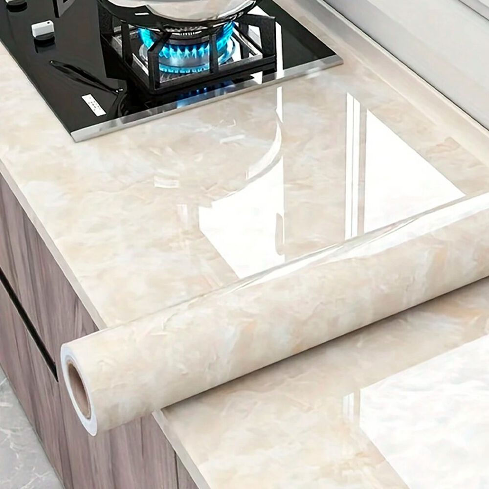 Papel Tapiz Adhesivo M&aacute;rmol Impermeable Para Encimera Cajon 10m image number 0.0
