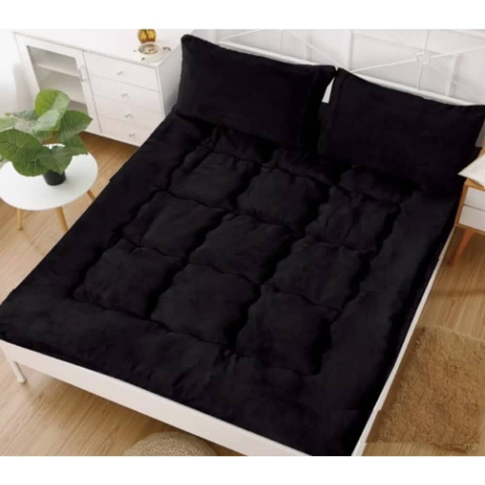 Cubrecolchon Acolchado Chiporro Negro image number 0.0