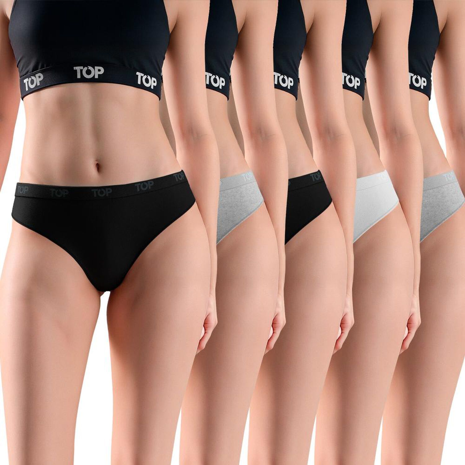 Pack Bikini Mujer Top / 5 Piezas image number 0.0