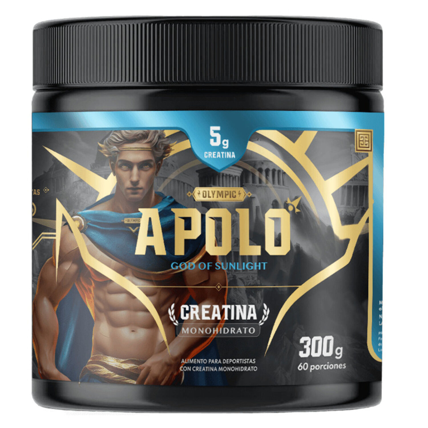 Creatina Apolo 300g / Laboratorio Internacional Pharmacorp /60 Servicios image number 0.0