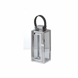 Farol Con Asa De Cuero 25 Cm