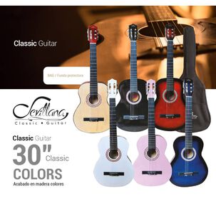Guitarra Acústica Sevillana 30'' Con Funda Sunberts Mlab
