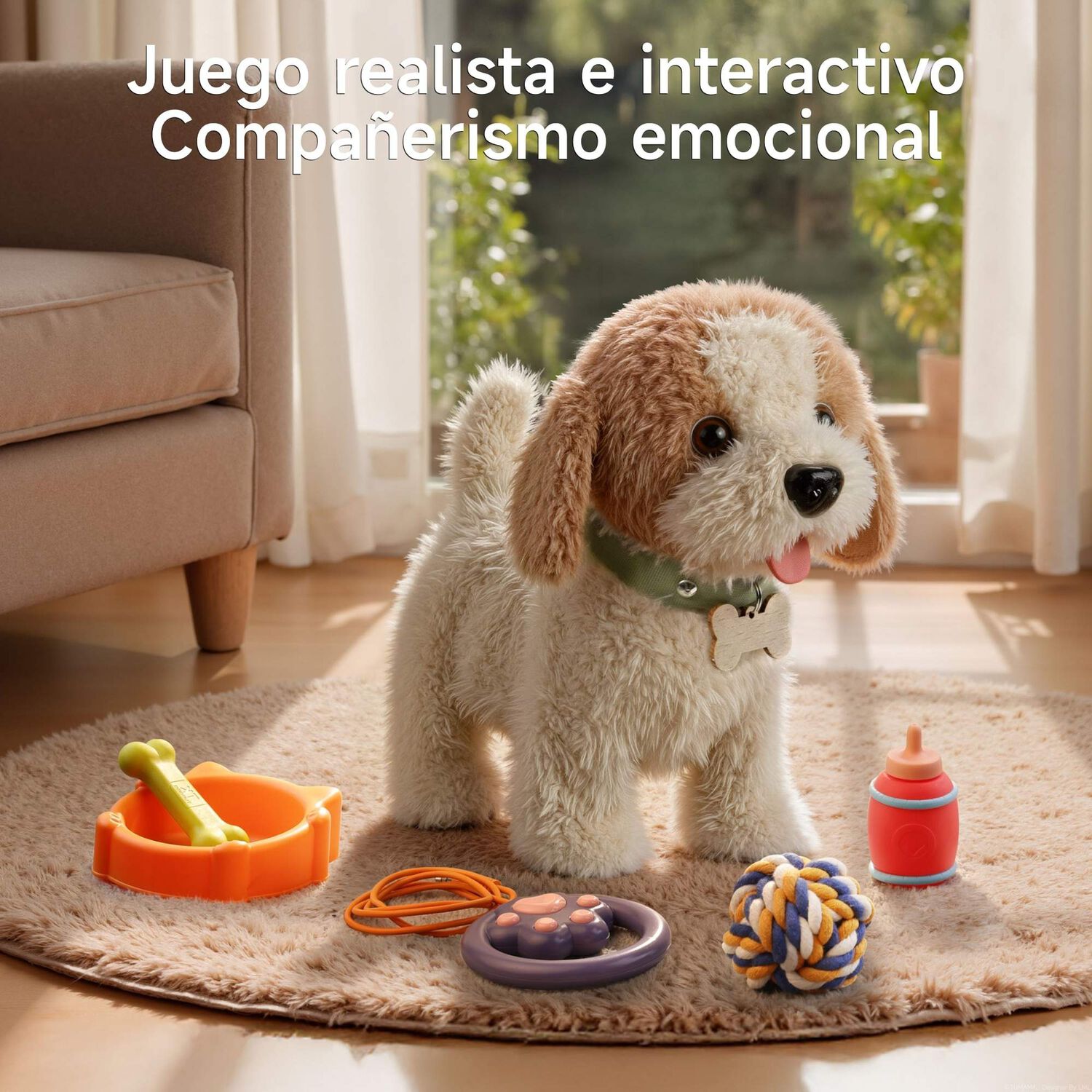 Perro De Peluche Juego De Juguetes Musical Tm381 Lubabycas image number 5.0