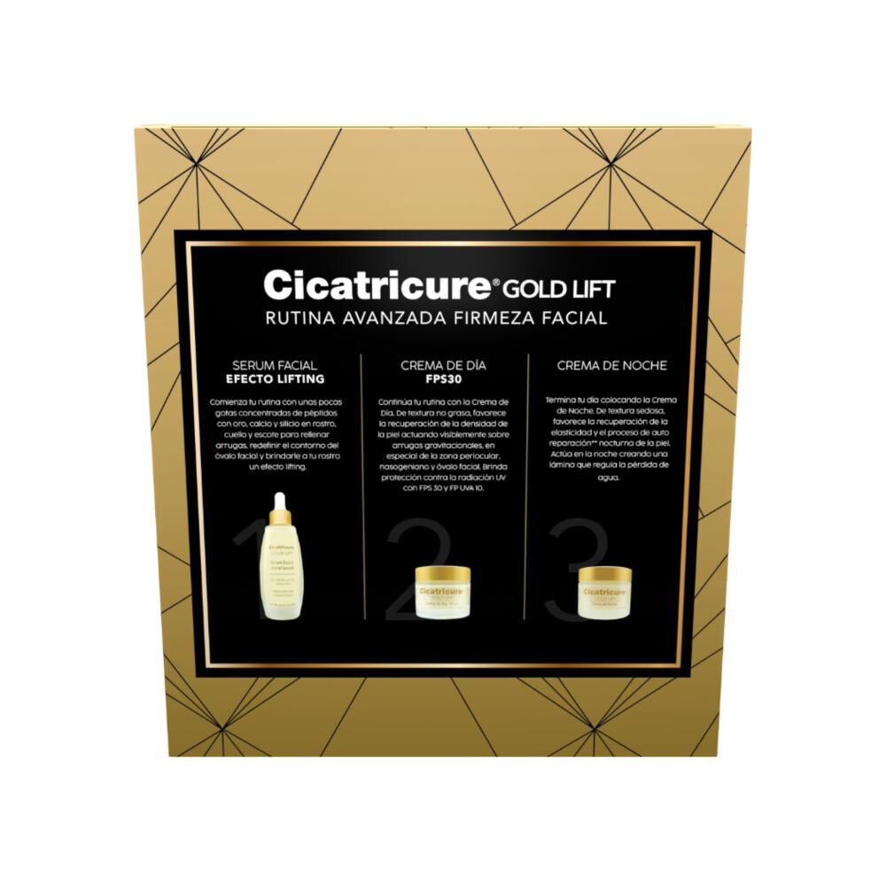 Pack Cicatricure Pack Gold Lift Crema Día 50 Gr + Crema Noche 50 Gr + Serum 27 Ml image number 3.0