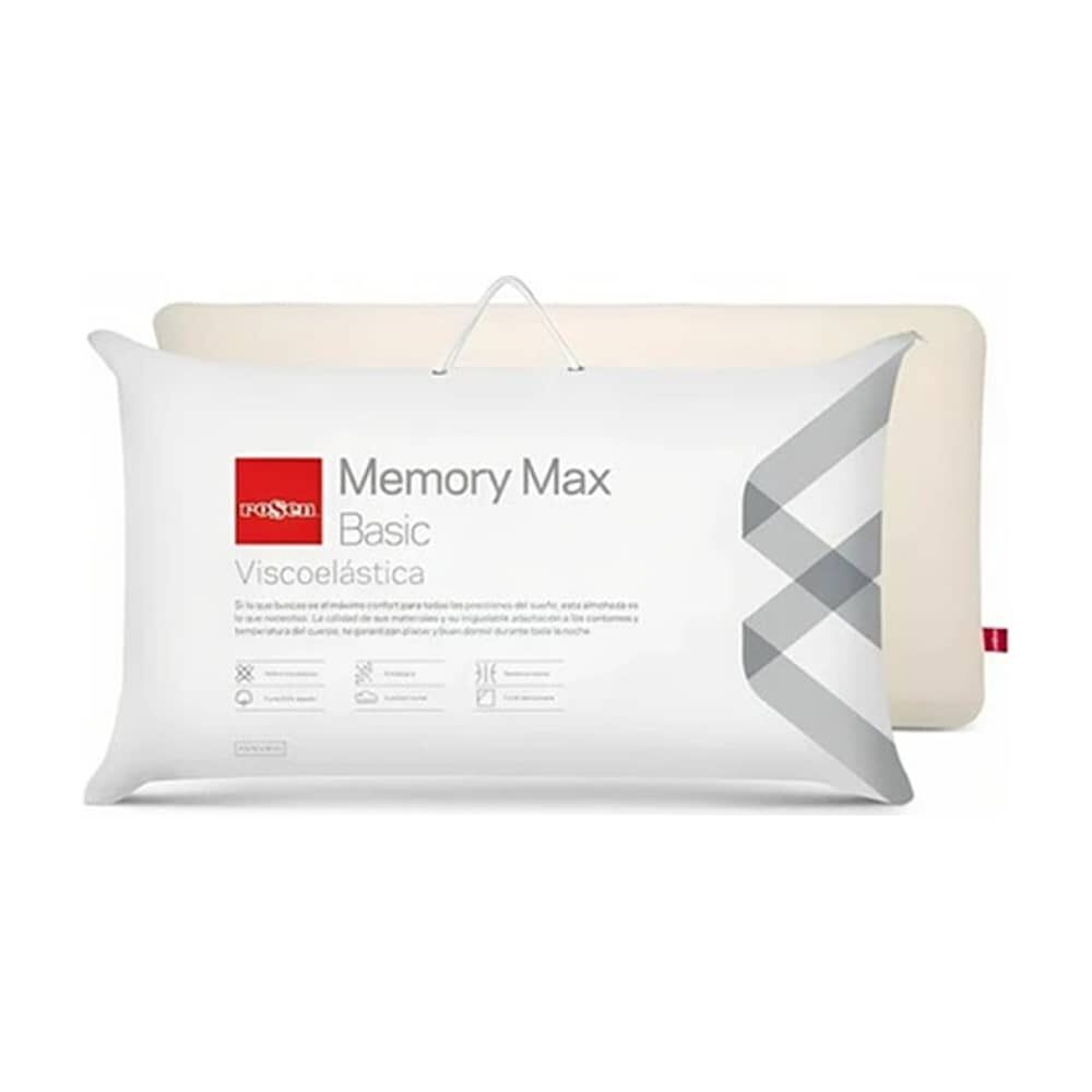 Pack 2 Almohadas Memory Max Basic King 42 X 80 Cm - Rosen image number 1.0