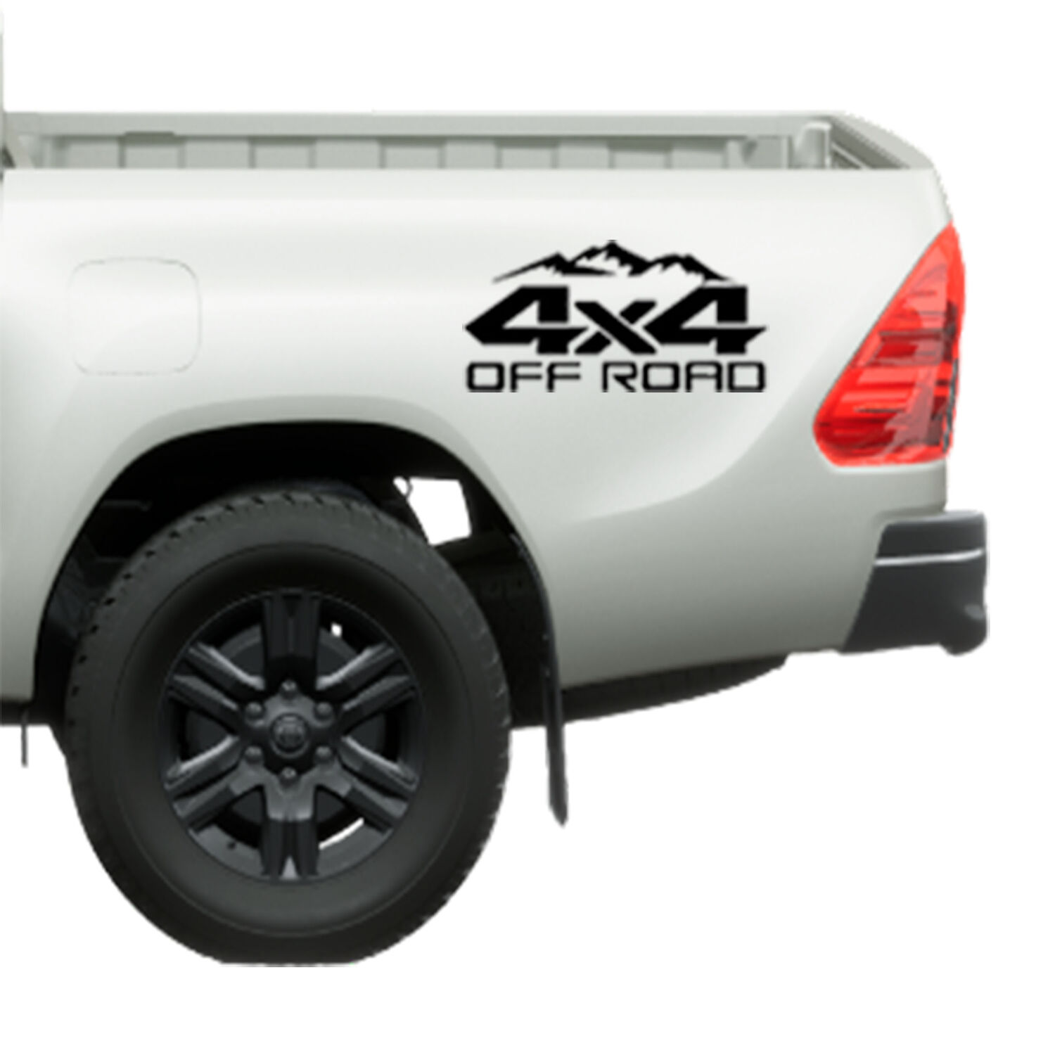 Sticker Adhesivo 4x4 Off Road Duradero Y Resistente Al Agua 2 Unidades image number 0.0