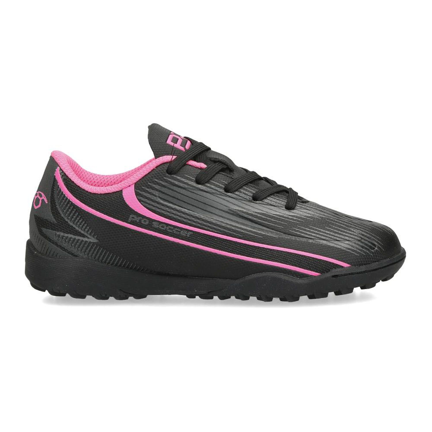 Zapatilla F&uacute;tbol Ni&ntilde;a Pro Soccer Black image number 2.0