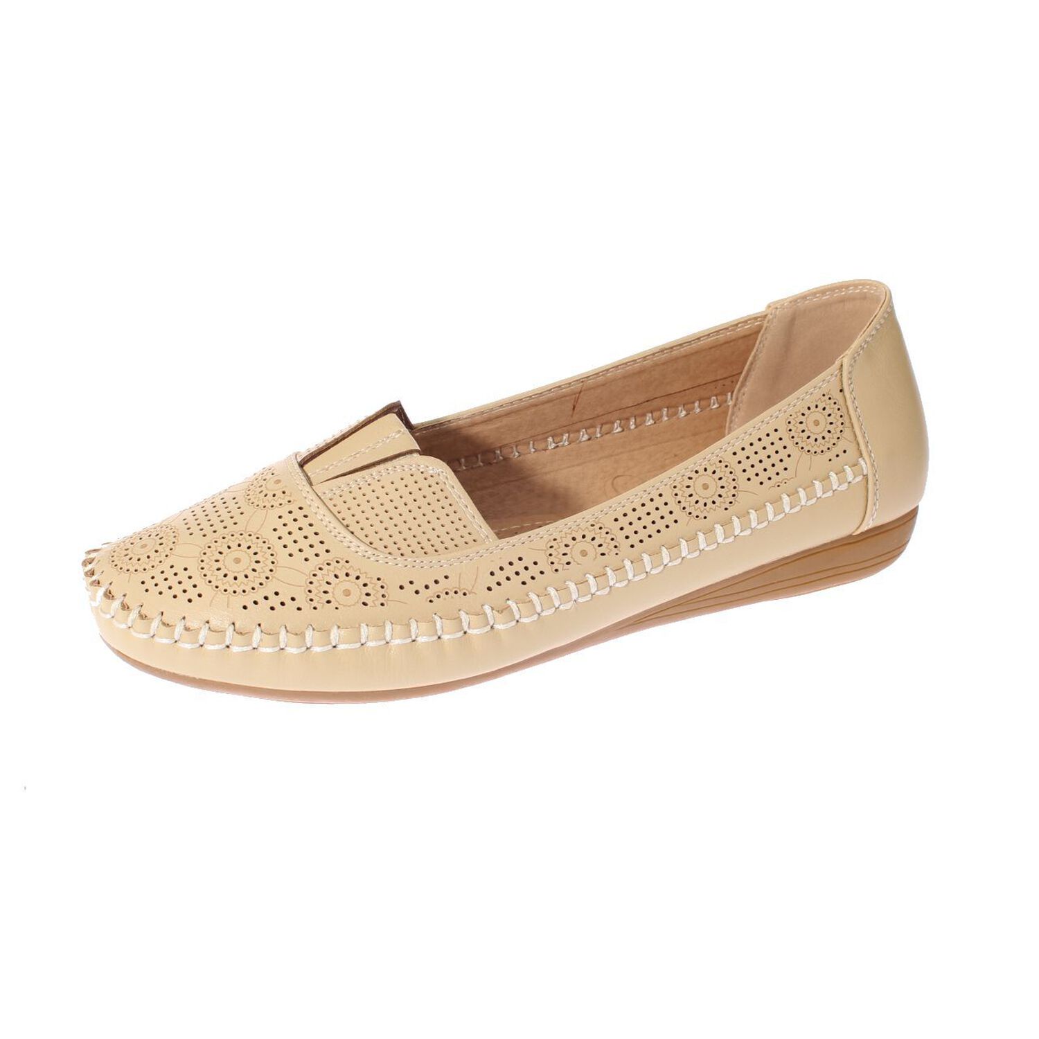 Mocas&iacute;n Beige Modelo Italiano Art. 5ask64244beige image number 0.0