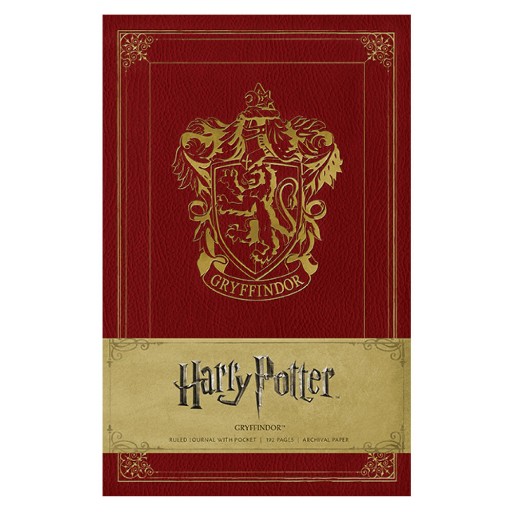 Harry Potter: Gryffindor Libreta Tapa Dura Lujo Medium image number 0.0