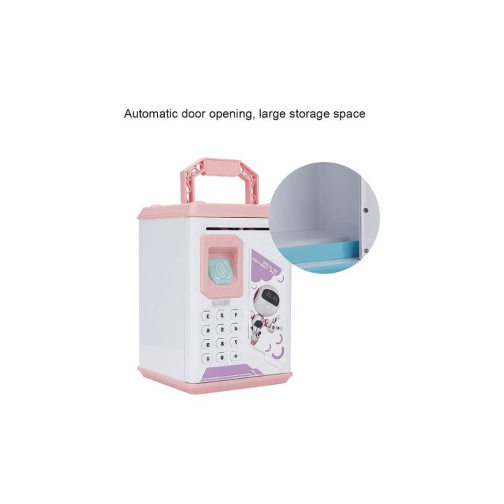 Alcanc&iacute;a Para Ni&ntilde;o Robot Bodyguard Caja Fuerte Juguete Rosa image number 2.0