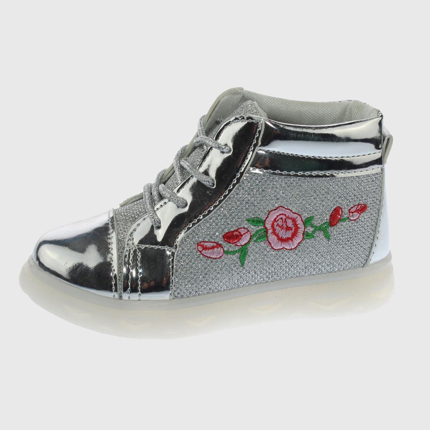 Zapatilla Con Luces Plata Via Franca Art: 10252silver image number 4.0