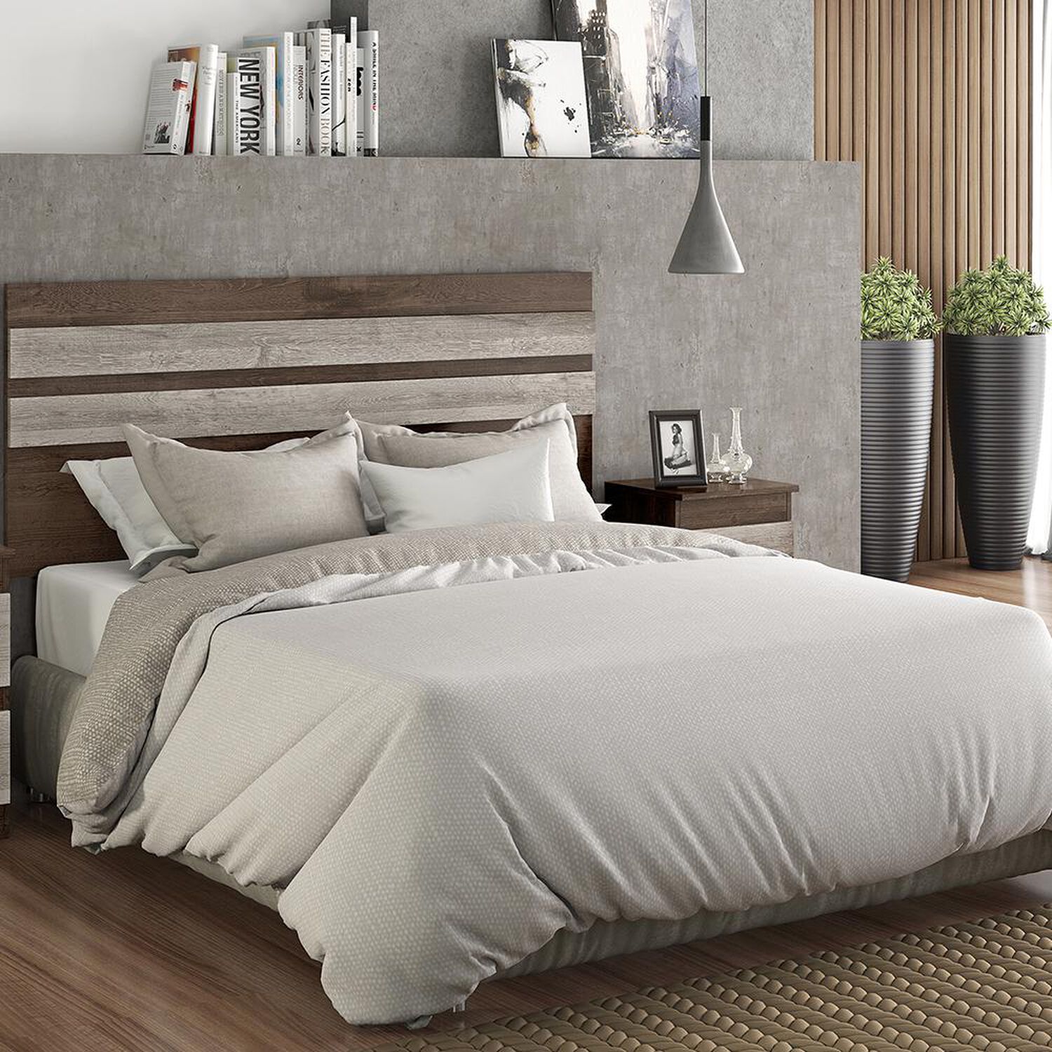 Set De Madera Casaideal Atenas   / 2 Plazas image number 2.0