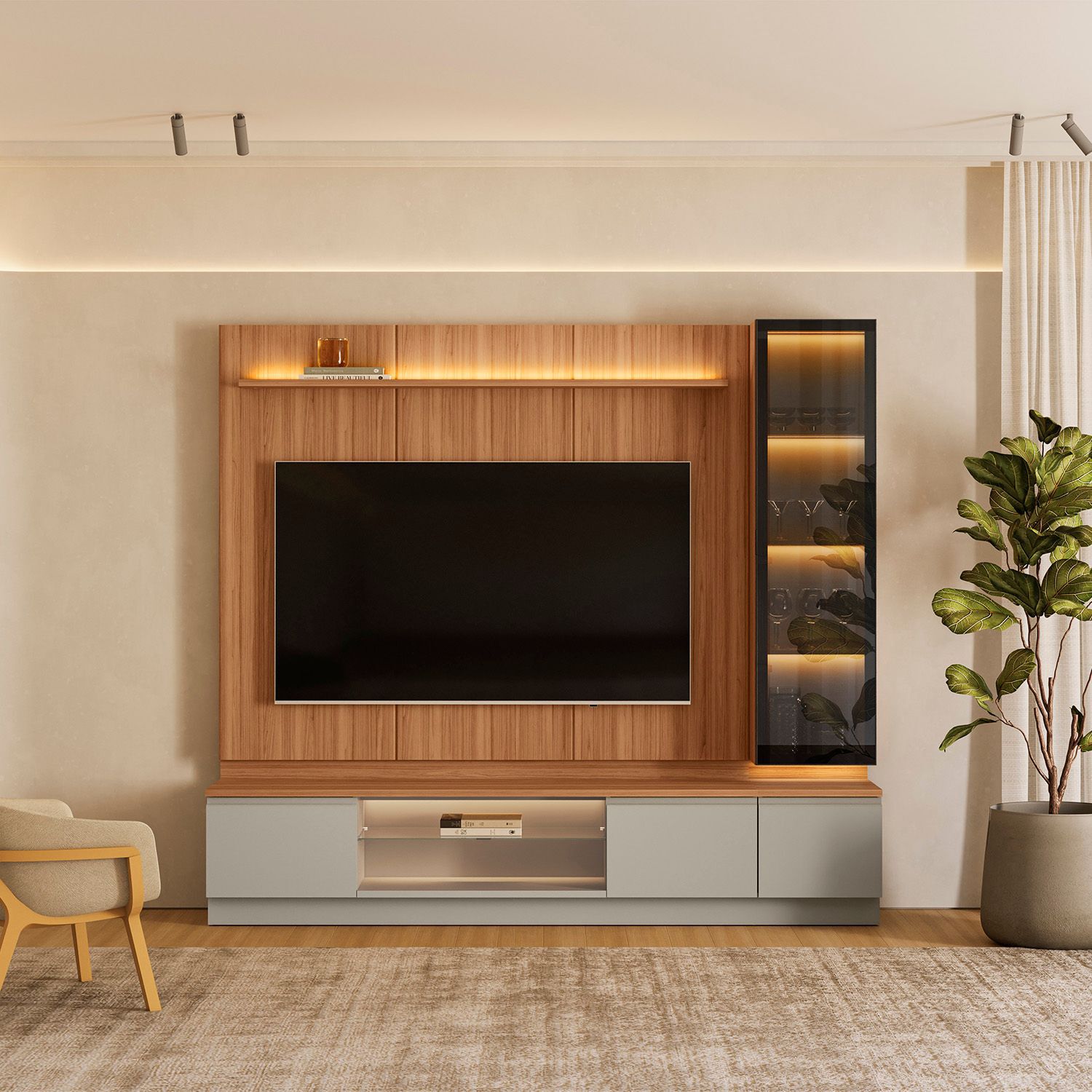 Home Tv Di Poretti Design Magnuss / 3 Cajones image number 3.0
