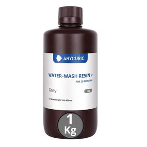 Resina Lavable Al Agua Gris Para Impresoras 3d 1000g Anycubic