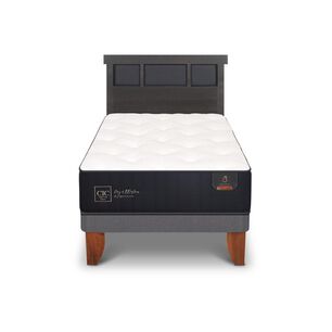 Cama Europea Cic Premium / 1.5 Plazas / Base Normal + Respaldo