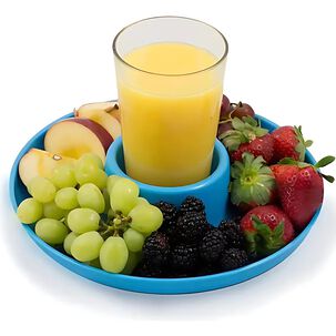Bandeja De Comida Y Bebida, Plato Para Fiesta, Plato Snack