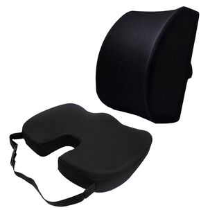 Cojin Lumbar Viscoel&aacute;stico Asiento + Cojin Espalda Howell