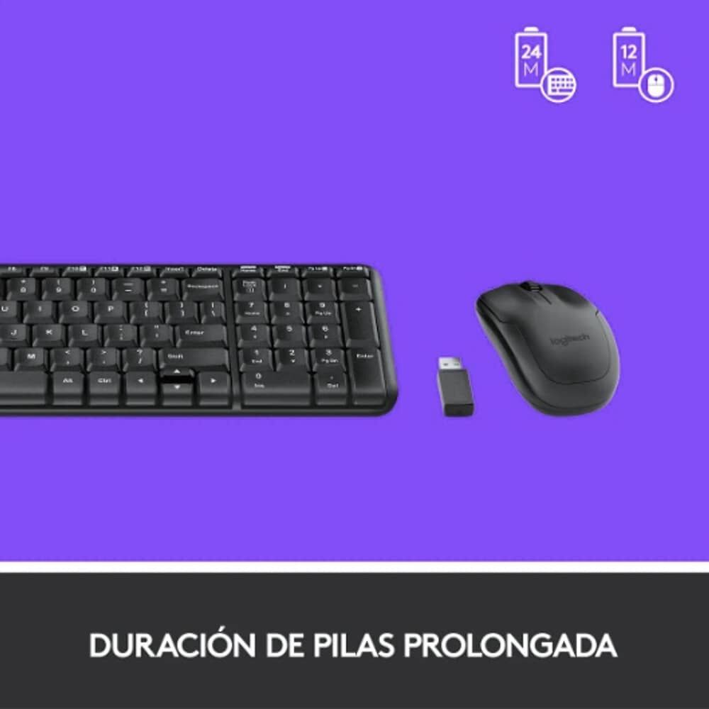 Kit De Teclado Y Mouse Inal&aacute;mbrico Espa&ntilde;ol Latinoam&eacute;rica image number 3.0