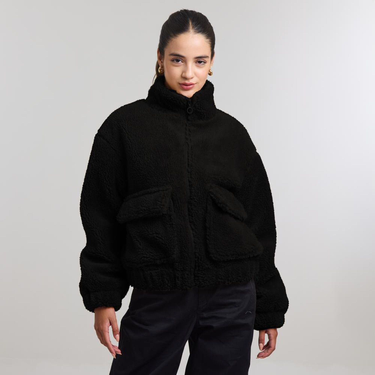 Chaqueta Chiporro Bolsillo Tapeta Cuello Alto Mujer Freedom image number 0.0