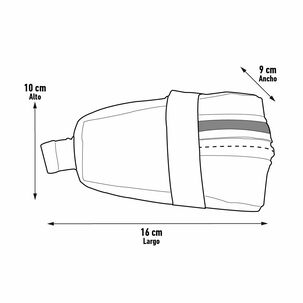Bolso Sillin Impermeable Azul Para Bicicleta