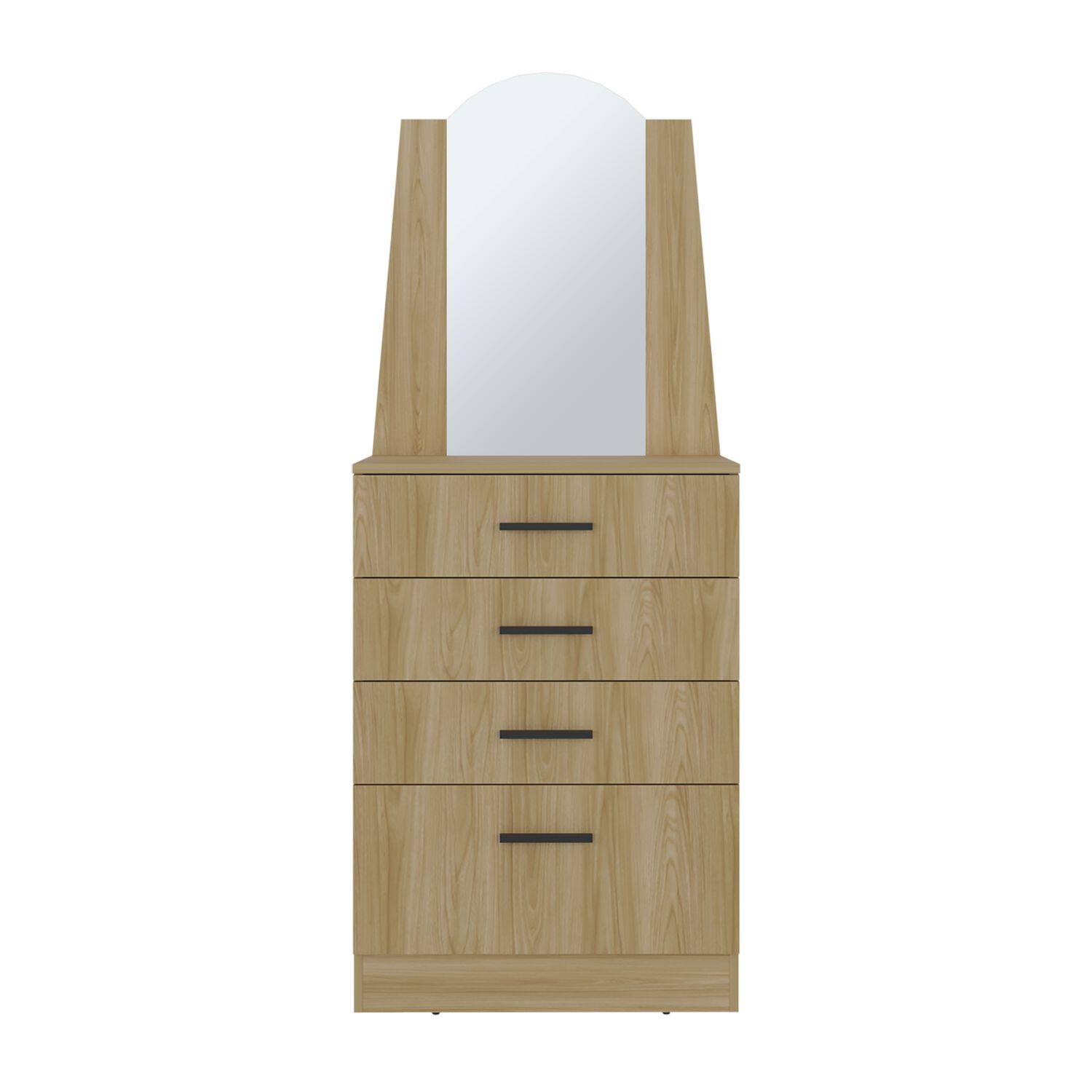 Comoda Con Espejo 159.5x62.8x35.3 Cm 3 Cajones 1 Puerta image number 4.0