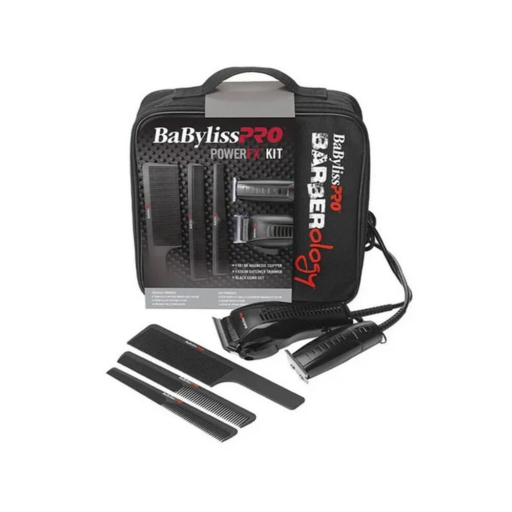 Kit Cortapelo Power Fx Con 5 Accesorios Babylisspro Color Negro image number 4.0