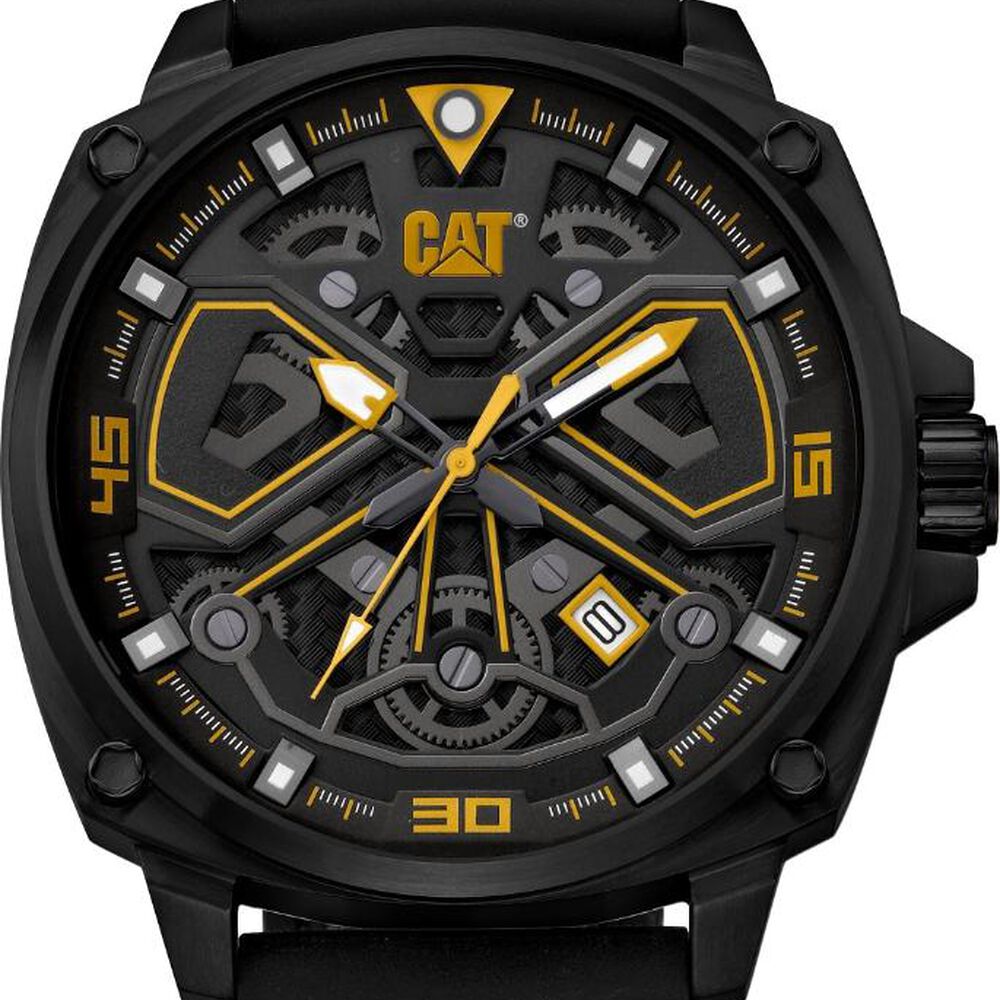 Correa Pulsera Cat Hombre Aj-21 Negro image number 2.0