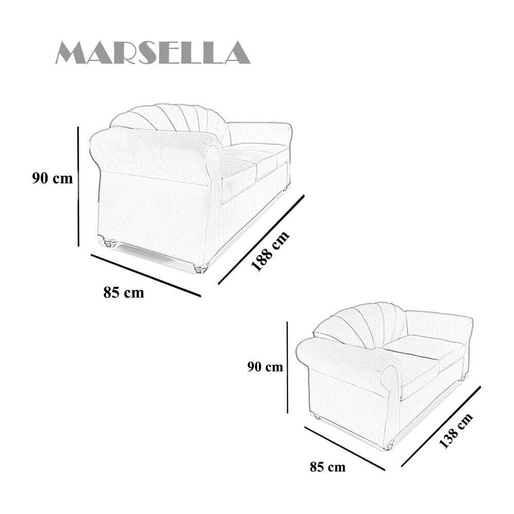 Juego De Living Elegant Marsella / 5 Cuerpos image number 1.0