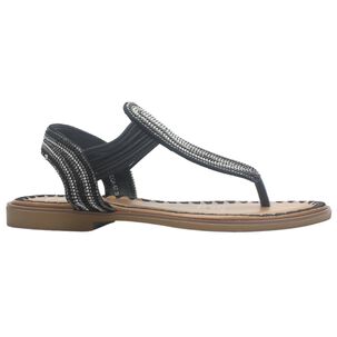 Sandalia Mujer Casual Negro Chalada Greca-67