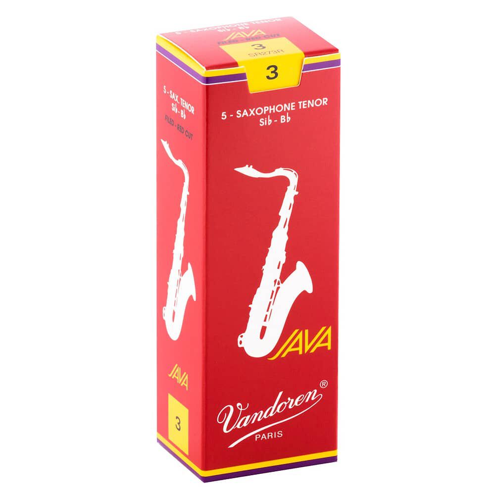 Cajas De Ca&ntilde;as Saxo Tenor Java Red N&ordm;3.0 Sr273r Vandoren image number 0.0