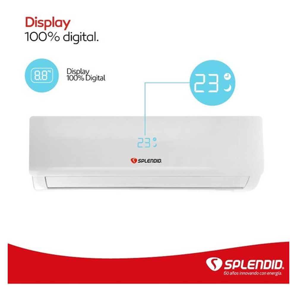 Aire Acondicionado Split 9000btu Splendid image number 15.0